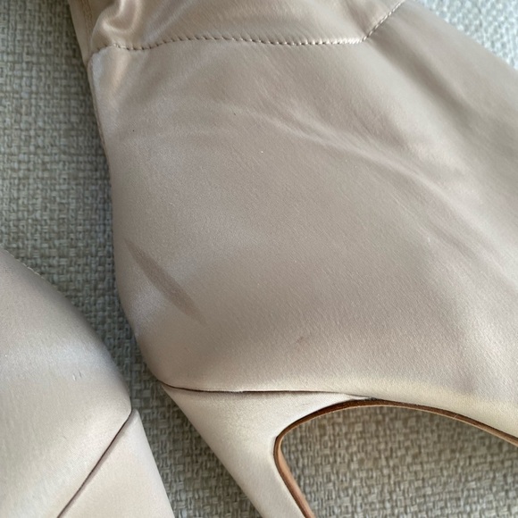 Revolve Boots Women’s 7 Raye Over the Knee OTK Sock Boot Champagne - Picture 7 of 9